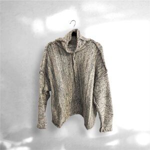 Anthropologie Multicolor Cowl Neck Sweater